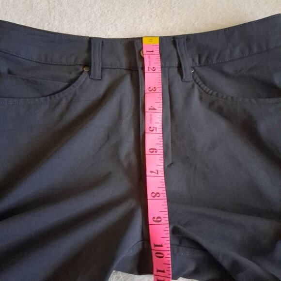 Lululemon Men's Gray Obsidian ABC Slim Warpstreme Pants Size 28 - Picture 12 of 14